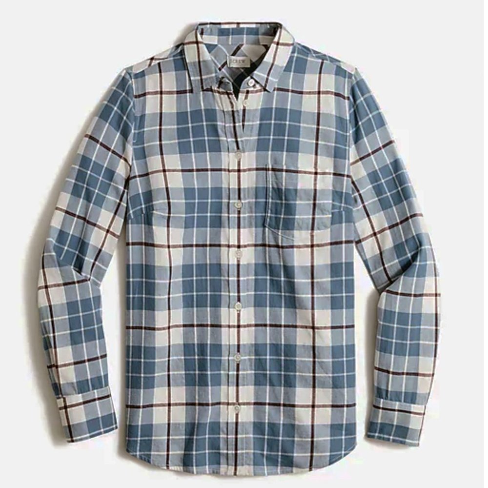 *LAST CHANCE* J. Crew Factory blue Flannel